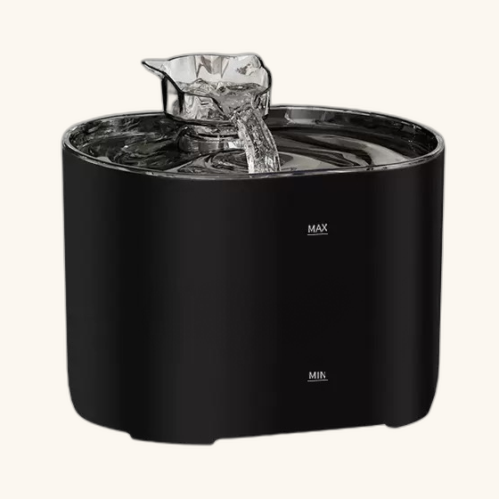 DB03 寵物花瓣湧泉水機 | 黑白透明三色可選