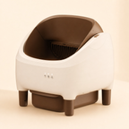 Semi-open smart cat litter box