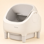 Semi-open smart cat litter box