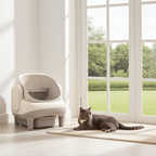 Semi-open smart cat litter box
